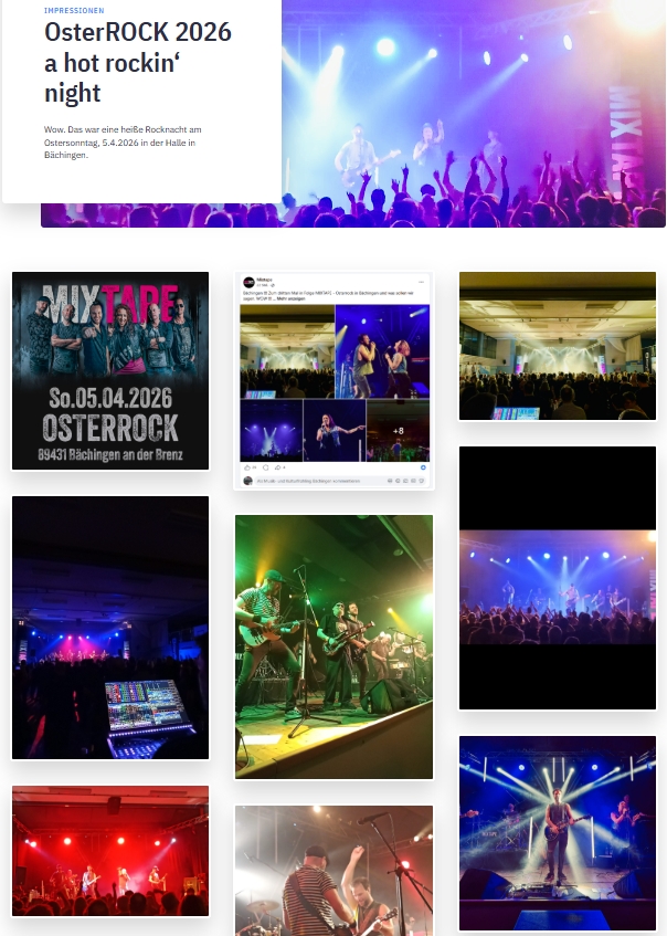 Eine Auswahl an Impressionen zur OsterROCKnacht 2026.